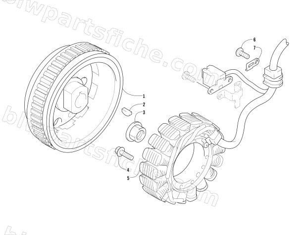 MAGNETO ASSEMBLY diagram