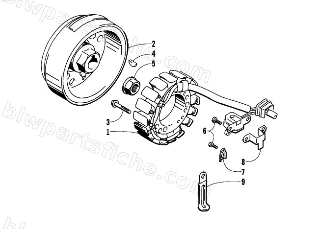 MAGNETO ASSEMBLY diagram