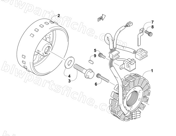 MAGNETO ASSEMBLY diagram