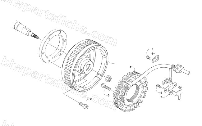 MAGNETO ASSEMBLY diagram