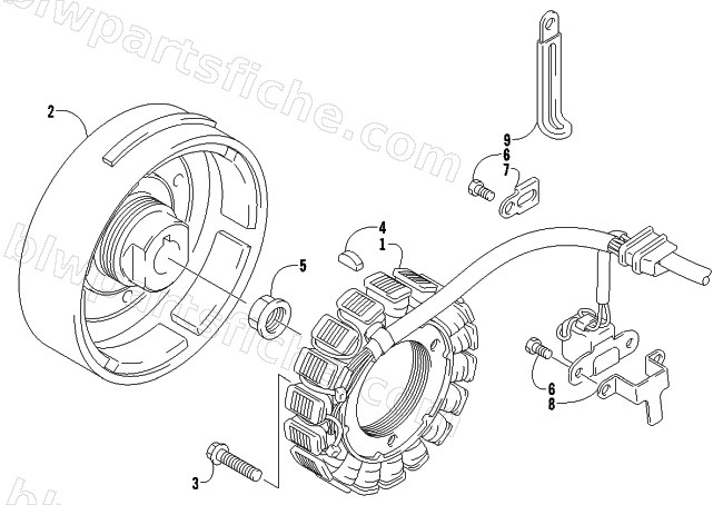MAGNETO ASSEMBLY diagram