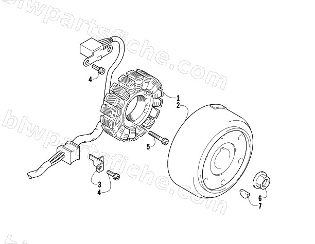 MAGNETO ASSEMBLY diagram