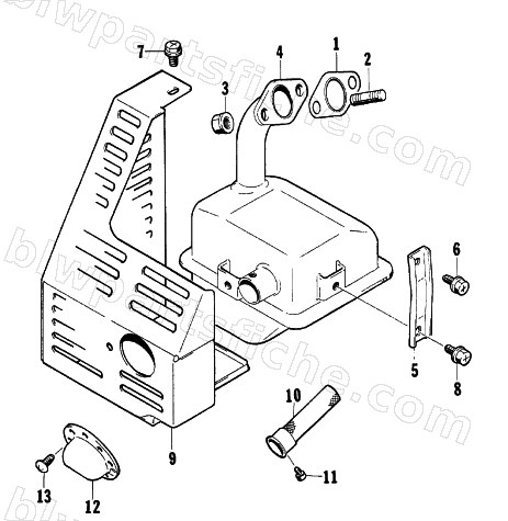 MUFFLER ASSEMBLY diagram
