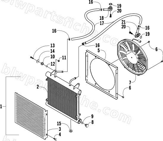 OIL COOLER ASSEMBLY diagram