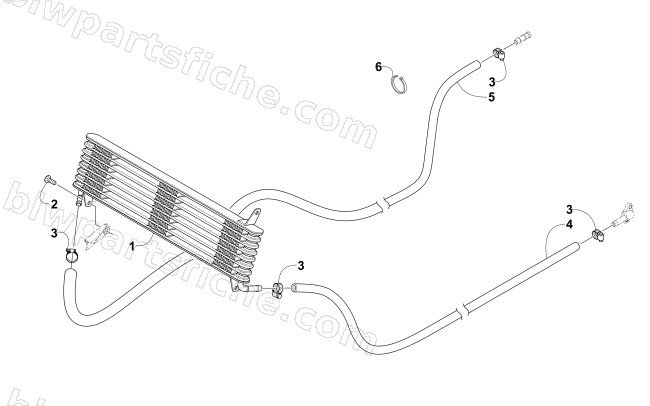 OIL COOLER ASSEMBLY diagram