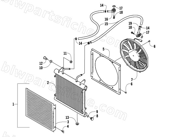 OIL COOLER ASSEMBLY diagram