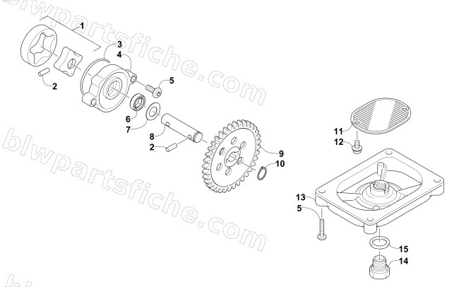 OIL PUMP ASSEMBLY diagram
