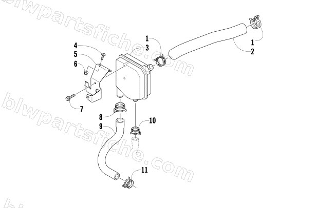 OIL SEPARATOR ASSEMBLY diagram