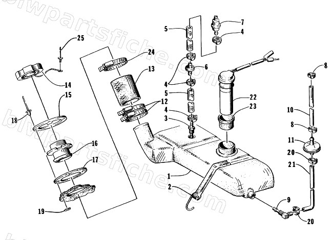 OIL TANK ASSEMBLY diagram