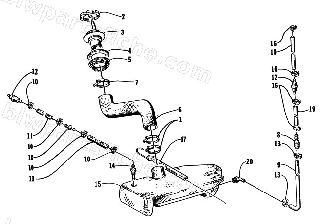 OIL TANK ASSEMBLY diagram