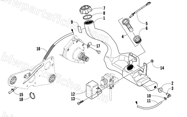 OIL TANK ASSEMBLY diagram
