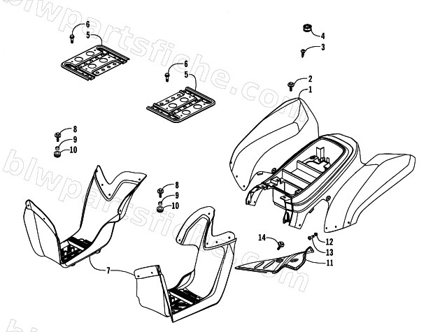 REAR BODY PANEL ASSEMBLY diagram
