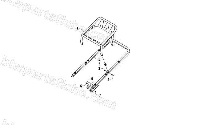 REAR BUMPER AND RACK ASSEMBLY diagram