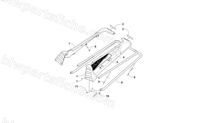 REAR BUMPER ASSEMBLY diagram