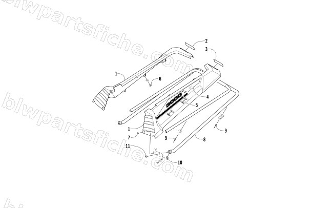 REAR BUMPER ASSEMBLY diagram