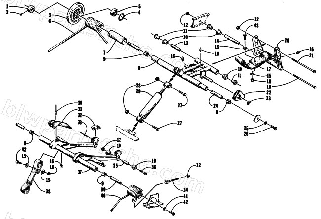 REAR SUSPENSION ARM ASSEMBLIES diagram