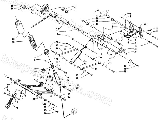 REAR SUSPENSION ARM ASSEMBLIES diagram