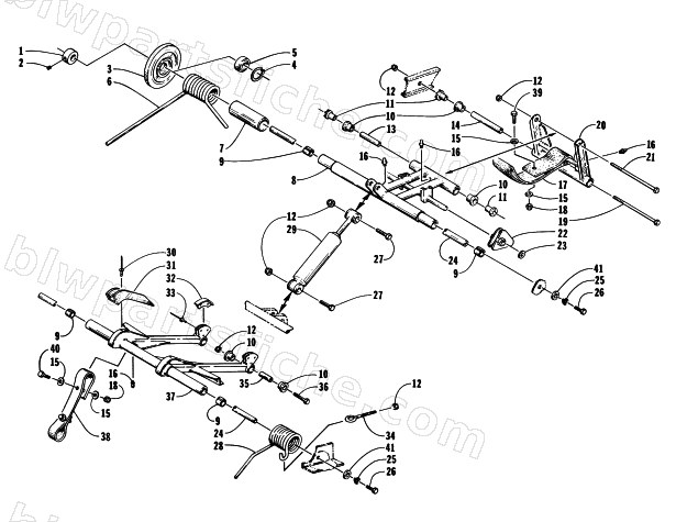 REAR SUSPENSION ARM ASSEMBLIES diagram
