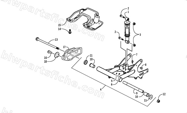 REAR SUSPENSION ASSEMBLY diagram