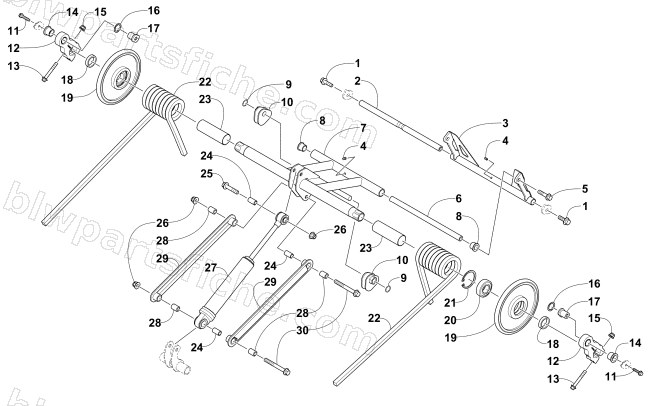 REAR SUSPENSION REAR ARM ASSEMBLY diagram