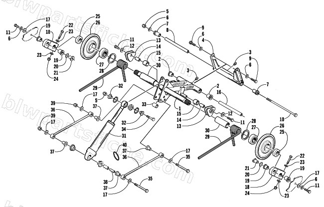 REAR SUSPENSION REAR ARM ASSEMBLY diagram