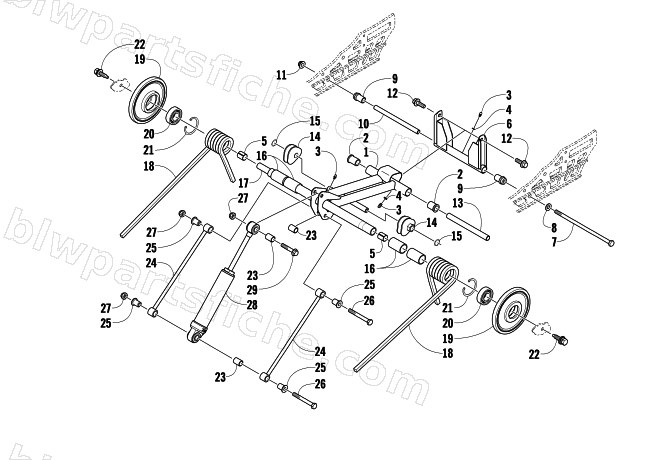 REAR SUSPENSION REAR ARM ASSEMBLY diagram
