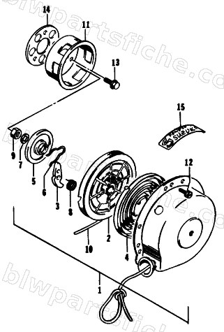 RECOIL STARTER diagram