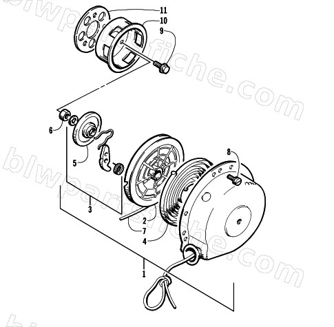 RECOIL STARTER diagram