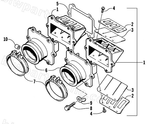 REED VALVE ASSEMBLY diagram