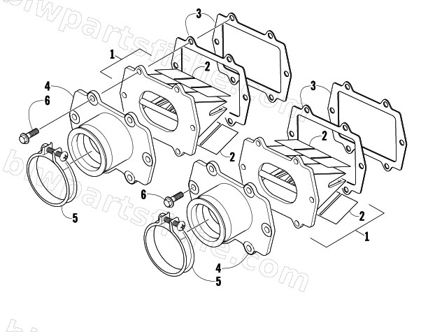 REED VALVE ASSEMBLY diagram
