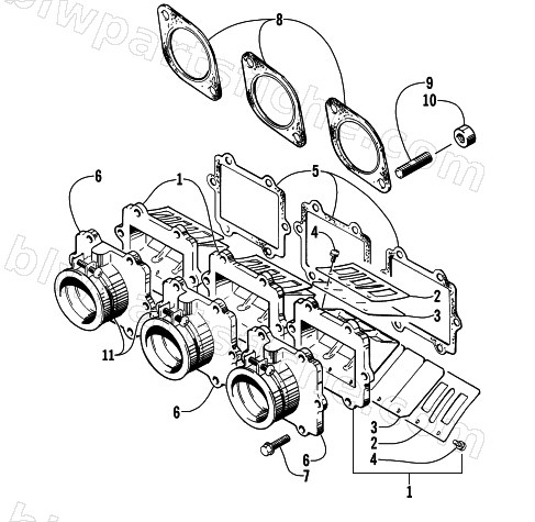 REED VALVE ASSEMBLY diagram
