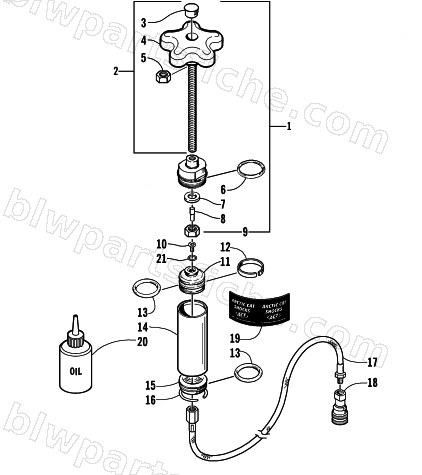 REMOTE SHOCK LIMITER ASSEMBLY diagram