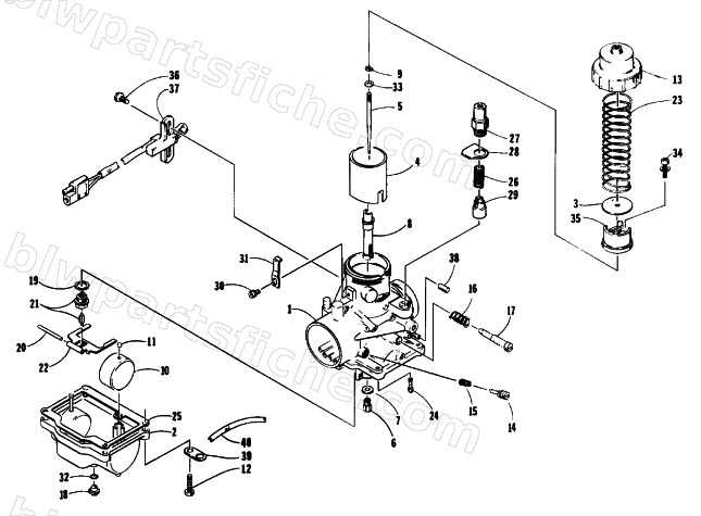 REVERSE SHIFT LEVER ASSEMBLY diagram