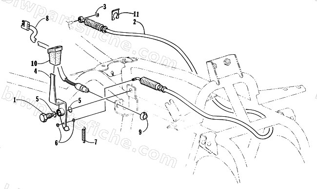 REVERSE SHIFT LEVER ASSEMBLY diagram