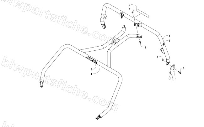 ROPS ASSEMBLY diagram