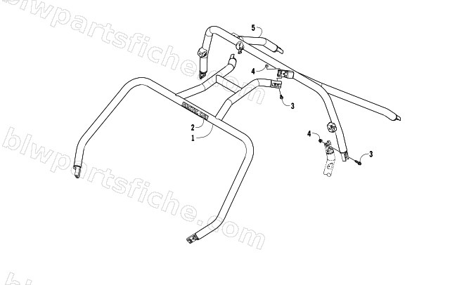 ROPS ASSEMBLY diagram