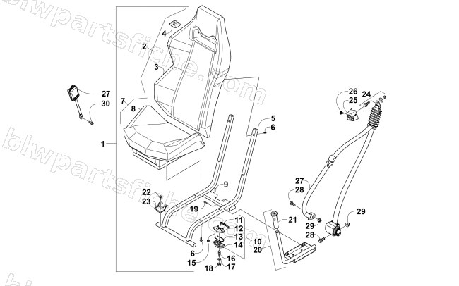 SEAT ASSEMBLY diagram