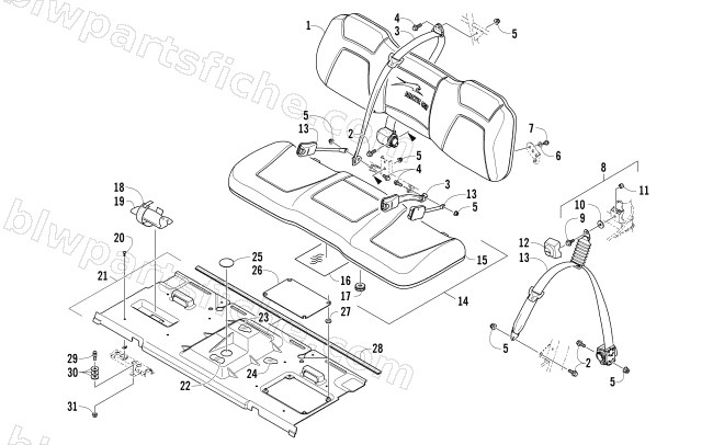 SEAT ASSEMBLY diagram