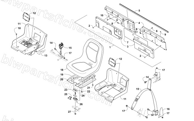 SEAT ASSEMBLY diagram
