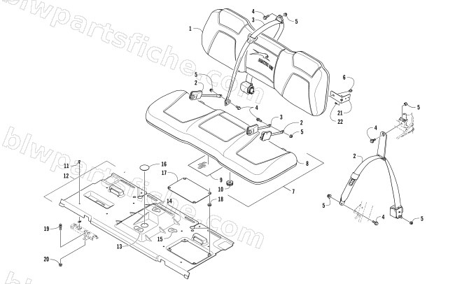 SEAT ASSEMBLY diagram