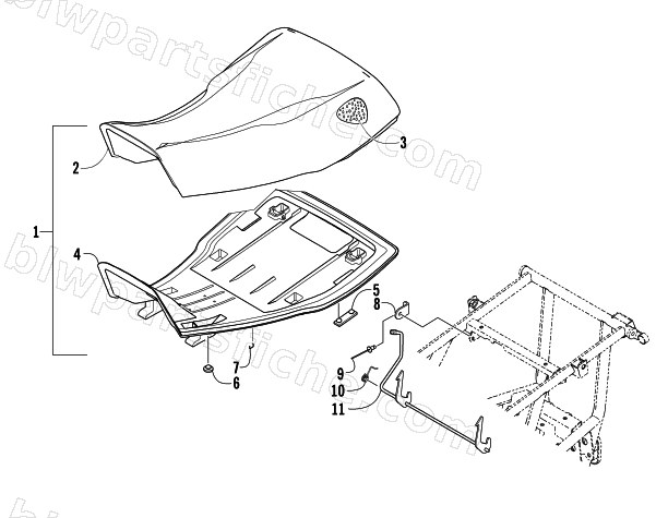 SEAT ASSEMBLY diagram