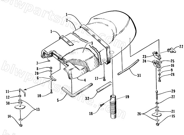 SEAT ASSEMBLY diagram