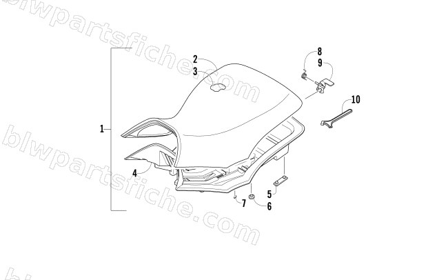SEAT ASSEMBLY diagram