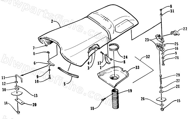 SEAT ASSEMBLY diagram