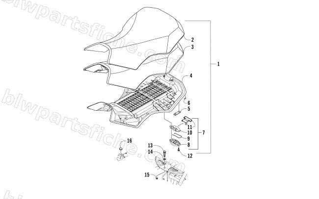 SEAT ASSEMBLY diagram
