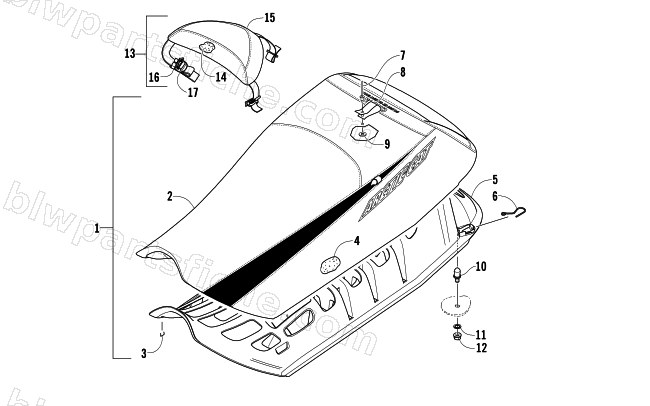 SEAT ASSEMBLY diagram