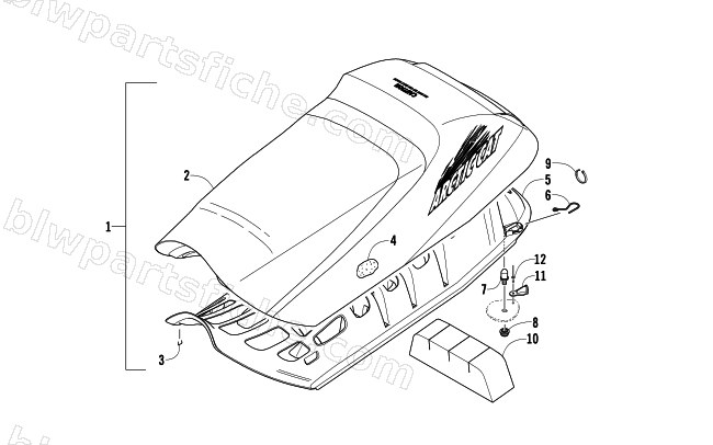 SEAT ASSEMBLY diagram
