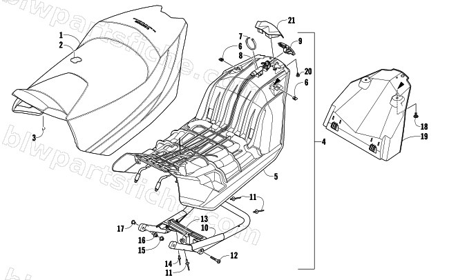 SEAT ASSEMBLY diagram
