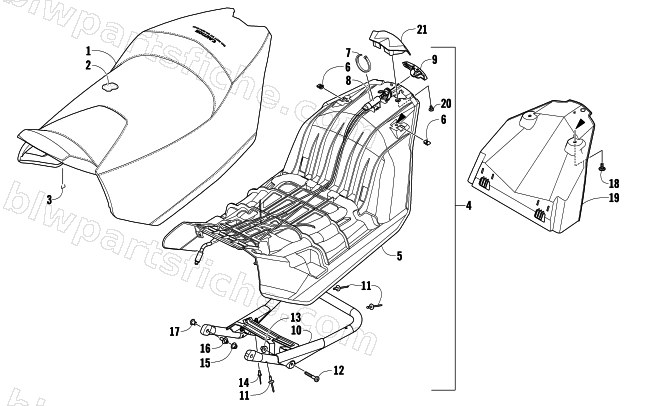 SEAT ASSEMBLY diagram