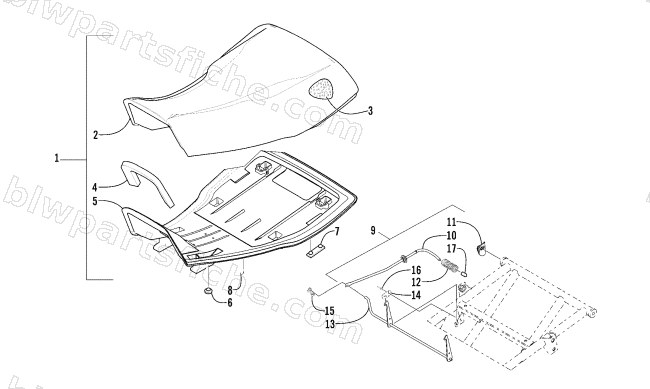 SEAT ASSEMBLY diagram